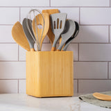 Dehaus Large Bamboo Utensil Holder