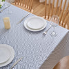Dehaus Geo Diamond Wipe Clean PVC Table Cloth - Grey