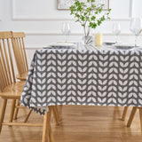 Dehaus Petal Parade Wipe Clean PVC Table Cloth - Grey
