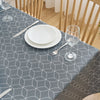 Dehaus Geo Flow Wipe Clean PVC Table Cloth - Grey