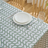 Dehaus Petal Parade Wipe Clean PVC Table Cloth - Sage Green