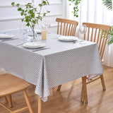 Dehaus Geo Diamond Wipe Clean PVC Table Cloth - Grey