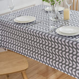 Dehaus Petal Parade Wipe Clean PVC Table Cloth - Grey