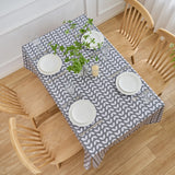 Dehaus Petal Parade Wipe Clean PVC Table Cloth - Grey