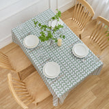 Dehaus Petal Parade Wipe Clean PVC Table Cloth - Sage Green