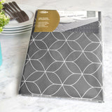 Dehaus Petal Parade Wipe Clean PVC Table Cloth - Grey