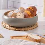 Dehaus Large Spun Bamboo Bowl – Grey