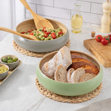 Dehaus Large Spun Bamboo Bowl – Grey