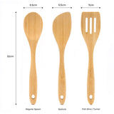 Dehaus Premium Bamboo Kitchen Utensils (Set of 3)