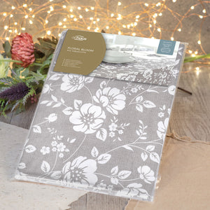 Dehaus® Floral Bloom Rectangular PVC Tablecloth Grey