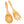 Load image into Gallery viewer, Dehaus® Bamboo Wooden Salad Servers Large Serving Spoons
