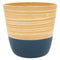 Dehaus Spun Bamboo Indoor Plant Pot (Blue)  Dehaus Ltd.