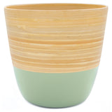 Dehaus Spun Bamboo Indoor Plant Pot (Sage Green)  Dehaus Ltd.