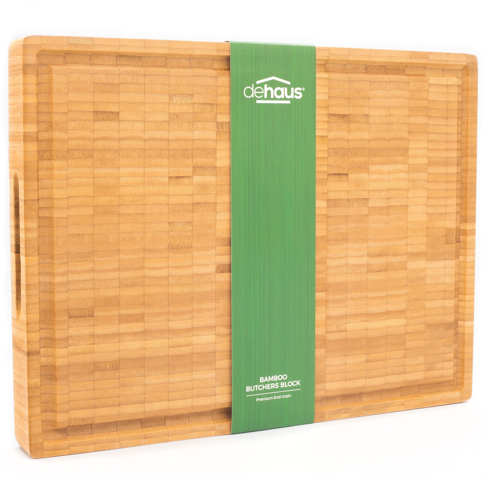 Dehaus Beautiful End Grain Bamboo Butchers Block Chopping Boards Chopping Boards Dehaus Ltd.