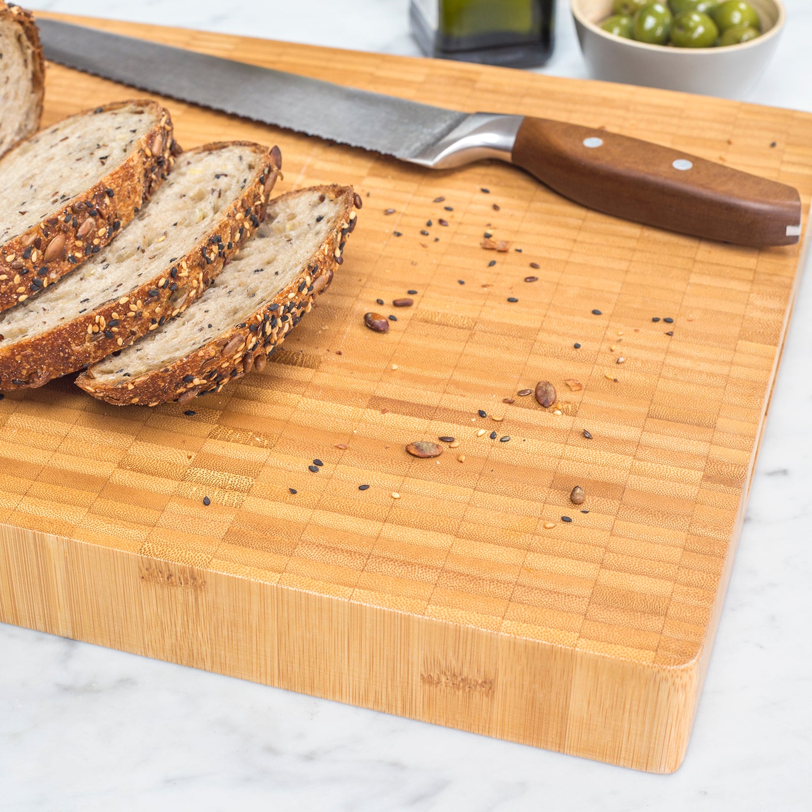 Dehaus Beautiful End Grain Bamboo Butchers Block Chopping Boards Chopping Boards Dehaus Ltd.
