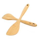 Dehaus Pack of 2 Premium Bamboo Spatulas, 32cm x 6.5cm Kitchen Utensils Dehaus Ltd.
